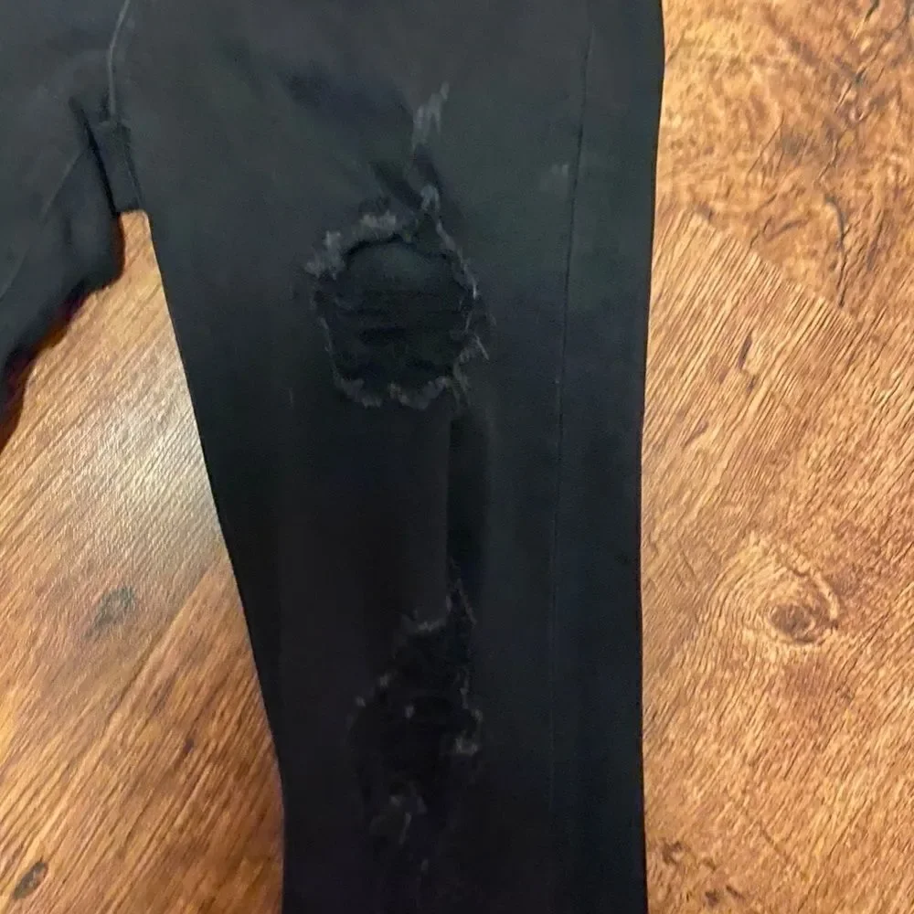 Aeropostale High Rise Jeggings Black 8 Long - Picture 2 of 7